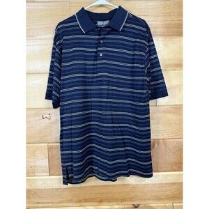Daniel Cremieux Men's Casual Shirt Size M Blue Striped Short Sleeve NWOT